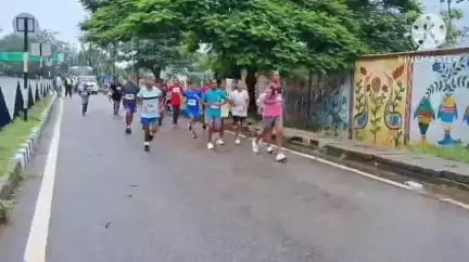 खूंटी: खूंटी में निषिद्ध मादक पदार्थों" के विरुद्ध जागरूकता हेतु "मैराथन दौड़" का आयोजन