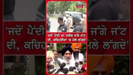 'ਜਦੋਂ ਪੈਂਦੀ ਆ ਤਰੀਕ ਜੱਗੇ ਜੱਟ ਦੀ, ਕਚਿਹਰੀਆਂ 'ਚ ਮੇਲੇ ਲੱਗਦੇ' |BikramMajithia |DaljitCheema #shorts |N18S