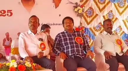 இலுப்பூர்: சித்தன்னவாசலில் துவங்கியது கோடை விழா  2025  இலுப்பூர் ஆர்டிஓ அக்பர் அலி ஆட்சியரின் நேர்முக உதவியாளர் முருகேசன் உள்ளிட்டோர் துவக்கி வைத்தனர்