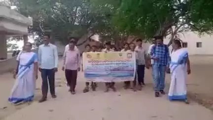 ఉరవకొండ: వజ్రకరూరులో మలేరియా మాసోత్సవాలపై అవగాహన ర్యాలీ