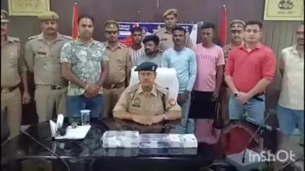 कायमगंज: थाना कम्पिल पुलिस और एसओजी, सर्विलांस टीम ने चार इनामी बदमाशों को किया गिरफ्तार