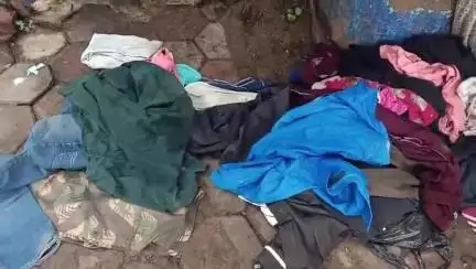मंडला: कलेक्ट्रेट के पास आनंदम में रखी सामग्री का उचित प्रबंध नहीं, बारिश में हो रही है ख़राब