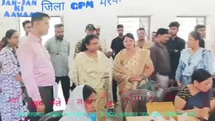 जिले की कलेक्टर लीनाकमलेश मंडावी जी पहुंची नगर पंचायत मरवाही। शिविर में अध्यक्ष नगर पंचायत मधु-बाबा गुप्ता से चर्चा ..