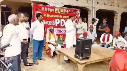 शोहरतगढ़: समाजवादी पार्टी ने बभनी सेक्टर के बैलिहवा में PDA जन पंचायत कार्यक्रम का आयोजन किया
