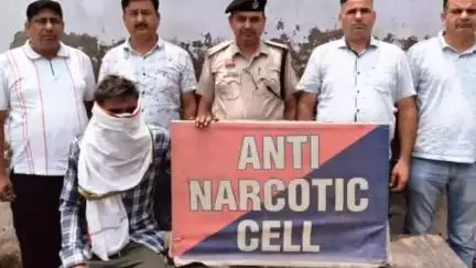 थानेसर: नशे के खिलाफ जिला पुलिस की बड़ी कार्रवाई, नशीला पदार्थ रखने का आरोपी गिरफ्तार, 1 किलो 300 ग्राम अफीम बरामद
