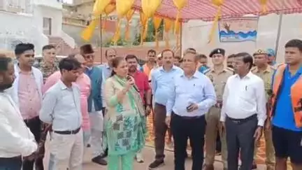 डलमऊ: डलमऊ वीआईपी घाट पर मॉक एक्सरसाइज का आयोजन किया गया