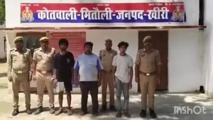 मितौली: मितौली पुलिस ने बहला-फुसलाकर लड़कियों को भगाने वाले 3 अभियुक्तों को किया गिरफ्तार