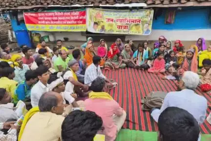 नारायणगंज: नारायणगंज चुटका में जन स्वाभिमान यात्रा का हुआ स्वागत, मछली पकड़ने पर रोक से मछुआरे परेशान