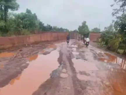 सिहोरा: बरनू तिराहा गोसलपुर मार्ग कीचड़ में डूबा, अधिकारियों से ध्यान देने की मांग