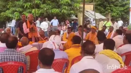 मांझी: प्रखंड कार्यालय परिसर में बीस सूत्री कार्यालय का हुआ उद्घाटन