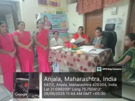 आरोग्य विभाग ,
 जिल्हा परिषद जळगाव. 
माननीय मुख्य कार्यकारी अधिकारी मीनल करणारा मॅडम माननीय जिल्हा आरोग्य अधिकारी डॉ. सचिन भायेकर सर यांच्या मार्गदर्शक सूचनेनुसार कापूस कामगार गरोदर माता यांची आरोग्य तपासणी.