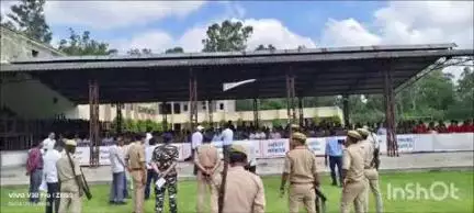 गोला गोकरणनाथ: गोला नगर के कैन ग्रोवर्स नेहरू महाविद्यालय में सिनारियो वाइज मॉक ड्रिल योजना का कार्यक्रम हुआ