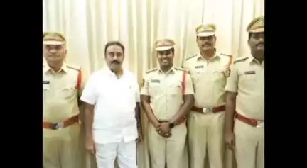 కావలి: కావలి ఎమ్మెల్యే కావ్య కృష్ణారెడ్డి ను కలిసిన ఎస్సైలు....