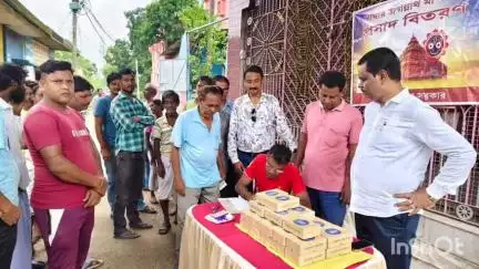 বর্ধমান ২: গোবিন্দপুর অঞ্চল এলাকায় জগন্নাথ দেবের প্রসাদ বিতরণ অনুষ্ঠানে উপস্থিত বিধায়ক