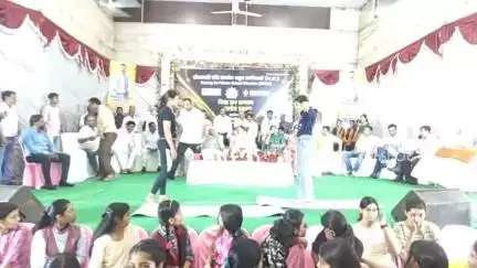 होशंगाबाद नगर: शासकीय NMV कॉलेज में सोपास का विद्या रत्न प्रतिभा सम्मान समारोह आयोजित, स्कूल शिक्षा मंत्री हुए शामिल