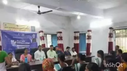 मांडू: पंचायत सचिवालय सारू बेड़ा में धरती आबा जनजाति ग्राम उत्कर्ष अभियान के तहत शिविर का आयोजन