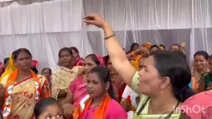 दुर्ग: खुर्सीपार शराब दुकान हटाने की मांग को लेकर लोगों ने किया प्रदर्शन #jansamasya