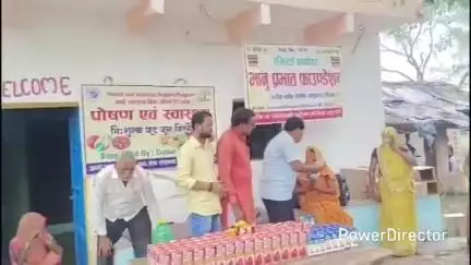 कर्वी: डाबर इंडिया लिमिटेड और भानु प्रताप फाउंडेशन द्वारा अरछा बरेठी में हेल्थ एंड न्यूट्रिशन सपोर्ट कार्यक्रम आयोजित