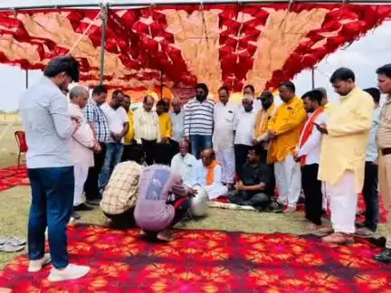 लंभुआ: लंभुआ विधायक ने कामतागंज स्थित पीएम श्री अभिनव विद्यालय में खेल मैदान का भूमि पूजन किया