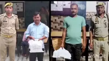 संभल: हयातनगर पुलिस ने 20 पव्वे अवैध देशी शराब के साथ 2 व्यक्तियों को गिरफ्तार किया, 60 आबकारी में मुकदमा दर्ज