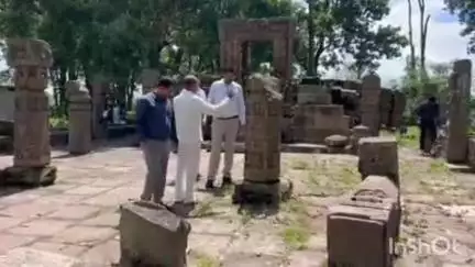 बलरामपुर: कलेक्टर ने डीपाडीह पुरातात्विक स्थल का किया निरीक्षण, दिए आवश्यक दिशा-निर्देश