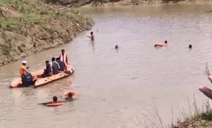 बारां: खेड़ली गांव की बाणगंगा नदी में बहे युवक का दूसरे दिन भी रेस्क्यू जारी, नहीं लगा सुराग