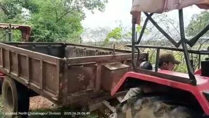 जयनगर: जयनगर में अवैध बालू परिवहन के खिलाफ छापेमारी, 6 ट्रैक्टर ज़ब्त