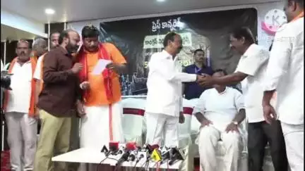 ఖమ్మం అర్బన్: ఖమ్మం లో ప్రజాస్వామ్యాన్ని తొక్కిన పార్టీకి మాట్లాడే హక్కు లేదు BJP MP ఈటెల రాజేందర్