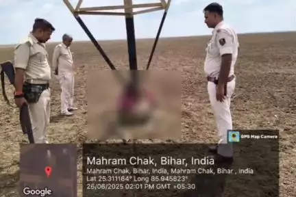 लखीसराय: महाराम चक टाल से बीरुपुर थाना पुलिस ने एक अज्ञात 32 वर्षीय व्यक्ति का शव बरामद किया