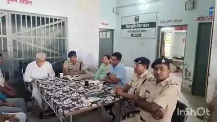 शिवहर: नगर थाने में मुहर्रम पर्व को लेकर एसडीएम ने जनप्रतिनिधियों के साथ की शांति समिति की बैठक