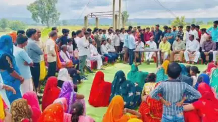देवसर: शक्ति केंद्र धनहरा में देवसर विधायक ने लगाया चौपाल, सुनी जनता की समस्याएं