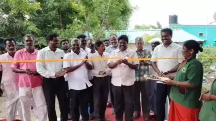 திருவெண்ணைநல்லூர்: அரசூரில் நாடக மேடைத் திறந்து வைத்த நாடாளுமன்ற உறுப்பினர் ரவிக்குமார்