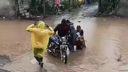 तळोदा: हरिओम नगर येथे सुविधा उपलब्ध करा शिवसेना (शिंदेगट) चे तळोदा न.प.मुख्याधिकाऱ्यांना निवेदन