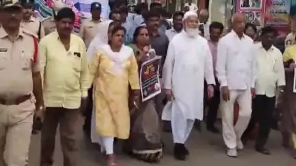 నరసాపురం: అంతర్జాతీయ మాదకద్రవ్య దుర్వినియోగం మరియు అక్రమ రవాణా వ్యతిరేక దినోత్సవం సందర్భంగా ర్యాలీ