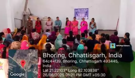 महासमुंद: इंडियन ओवर्सिस बैंक द्वारा ग्राम भोरिंग में कैंप का आयोजन