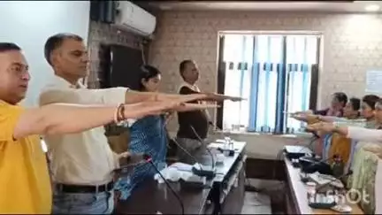 बिलासपुर सदर: नशा मुक्त भारत अभियान के अंतर्गत खंड विकास कार्यालय बिलासपुर में नशा एवं अवैध तस्करी विरोधी दिवस कार्यक्रम