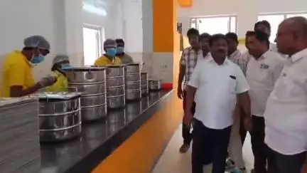 కనిగిరి: పట్టణంలోని అన్న క్యాంటీన్ ను తనిఖీ చేసిన కనిగిరి ఎమ్మెల్యే ముక్కు ఉగ్ర నరసింహ రెడ్డి