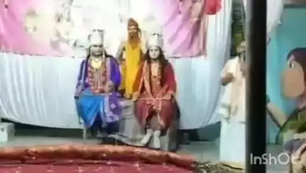 पाटन: चौधरी मोहल्ला में रामलीला का मंचन, प्रयागराज से आई टीम कर रही है प्रस्तुति