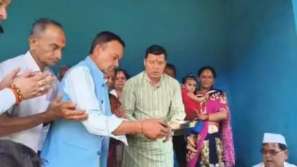 कपकोट: बमसेरा ऐठाण में विधायक सुरेश गढ़िया ने दस लाख की लागत से रामलीला मंच निर्माण कार्य का किया भूमि पूजन