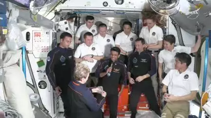 Group Captain Shubhanshu Shukla enters the International Space Station (ISS)