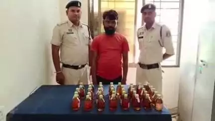 राखी थाना क्षेत्र में अवैध शराब के साथ पकड़े गए आरोपी को आज न्यायालय में पेश करने के लिए रवाना किया गया