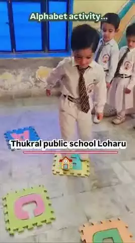 Alphabet activity || Thukral public school Loharu