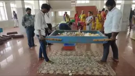 மண்ணச்சநல்லூர்: சமயபுரம் மாரியம்மன் கோவிலில் ரூ 91.45 லட்சம் ரொக்கம், 1 கிலோ 942 கிராம் தங்கம், 3கிலோ 280 கிராம் வெள்ளி பக்தர்கள் காணிக்கை