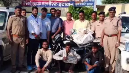 इटावा: इटावा RPF ने रेलवे के सिग्नल उपकरण चोरी में कबाड़ दुकानदार समेत 3 को किया गिरफ्तार, 20 दिन में 12 चोरी कर चुके थे