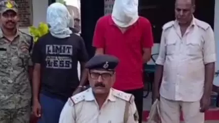 अगिआंव: पटना एसटीएफ की कार्रवाई: नारायणपुर में छापेमारी कर देसी कार्बाइन और मैग्जीन के साथ दो अपराधी गिरफ्तार