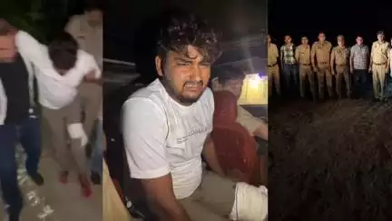 छाता: कोसीकला एवं SOG टीम के साथ इनामी बदमाश की मुठभेड़, पैर में लगी गोली, बरामद हुआ तमंचा, कारतूस और बाइक