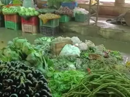 sujalpur city mein abhi tak sabji mandi ka kachra nahin pura 9:30 baje gai hai