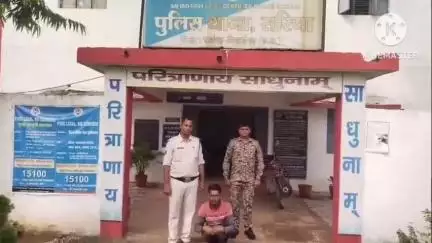 मोटरसाइकिल चोरी के प्रकरण में सरिया पुलिस ने एक फरार आरोपी को किया गिरफ्तार
