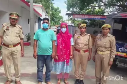 हरदोई: बच्चा नहीं होने पर जिला अस्पताल से भाई के साथ चुराया नवजात, शहर पुलिस ने दोनों को किया गिरफ्तार