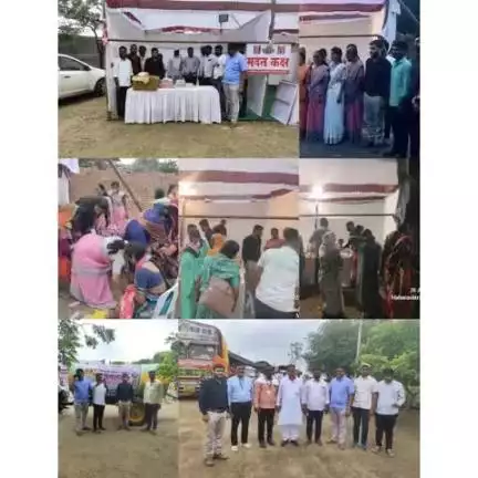संत निळोबाराय पायी दिंडी सोहळा कर्जत तालुक्यातील भांबोरा येथे मुक्काम.